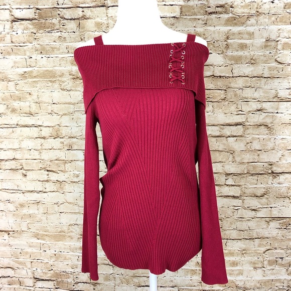 White House Black Market Tops - WHBM cold Shoulder Top